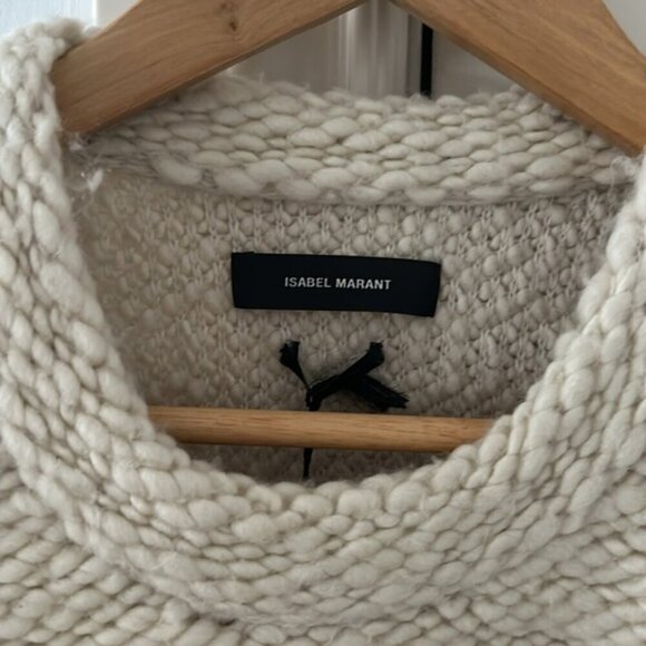 NWT Isabel Marant Off-White Wool Sybille Sweater38 - Picture 7 of 13